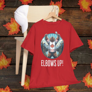 Elbows Up! Canada TShirt, Canada Hockey Tee