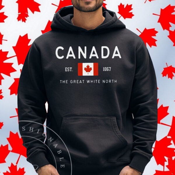 Canada EST 1867 The Great White North T-Shirt