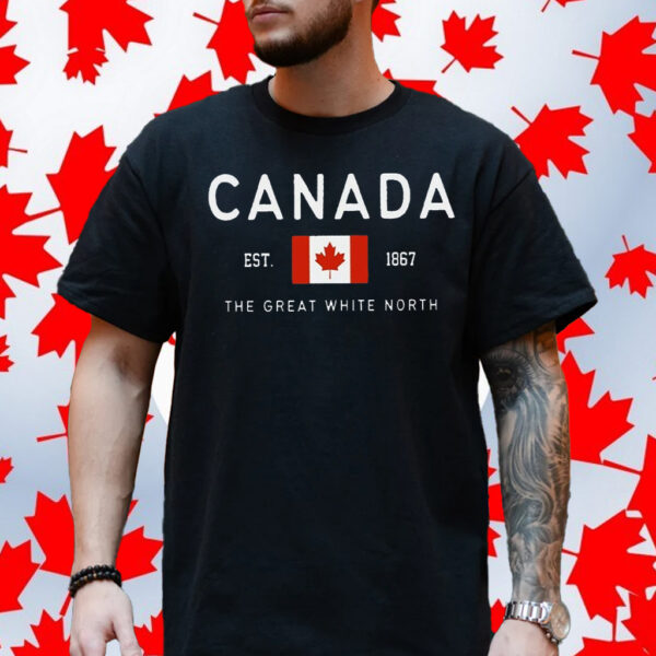 Canada EST 1867 The Great White North T-Shirt