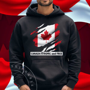 Canada Flag Strong And Free Never 51 T-Shirt