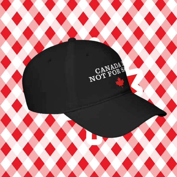 Canada is not for sale red Maple Leaf baseball cap