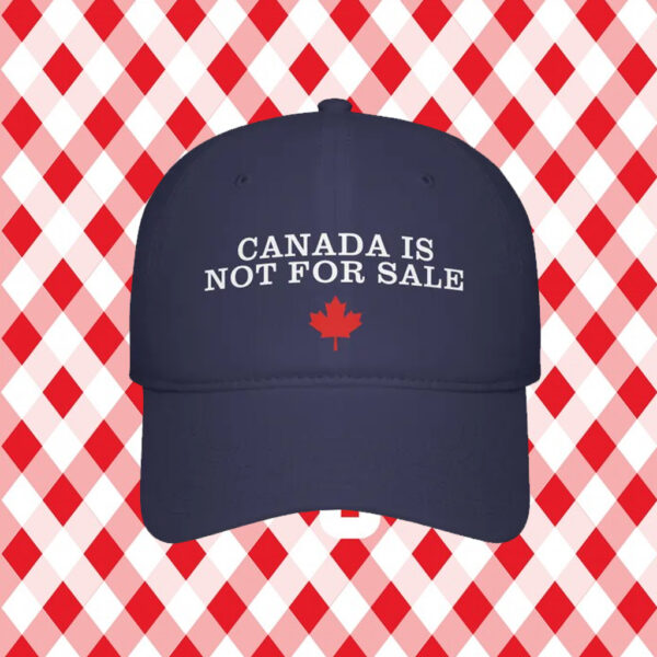 Canada is not for sale red Maple Leaf baseball cap