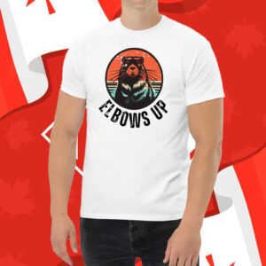 Elbow Up Proud Canadian Beaver True North T-Shirt