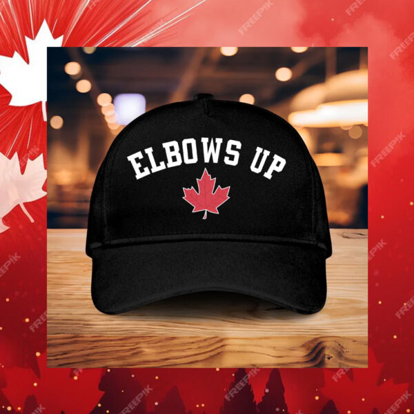 Elbows Up Canada Cap, Maple Leaf Canada Hat