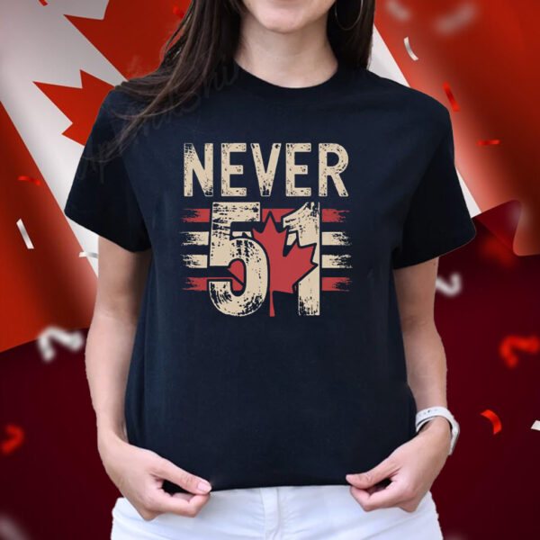 Elbows Up Canada Never 51 T-Shirt