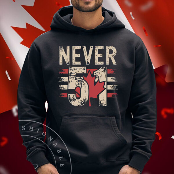 Elbows Up Canada Never 51 T-Shirt