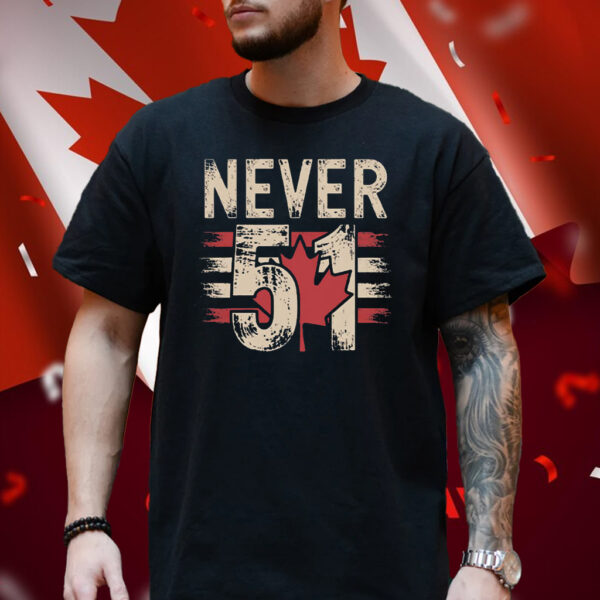 Elbows Up Canada Never 51 T-Shirt