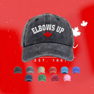 Elbows Up Canada Not 51 Embroidered Hat