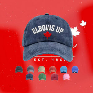 Elbows Up Canada Not 51 Embroidered Hat