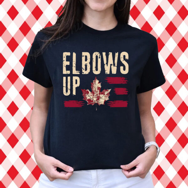 Elbows Up Canada Retro T-Shirts