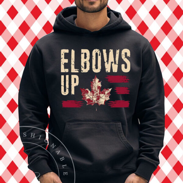 Elbows Up Canada Retro T-Shirts