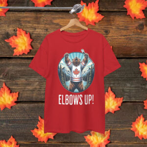 Elbows Up! Canada TShirt, Canada Hockey Tee