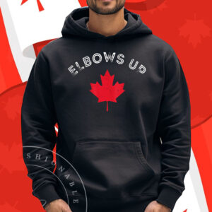 Elbows Up Canada True North Strong and Free Proud Canadian T-Shirt