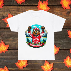 Elbows Up Canada beaver mascot shirt