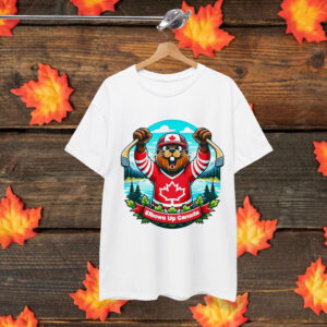 Elbows Up Canada beaver mascot shirt