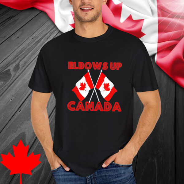 Elbows up Canada Flags shirt