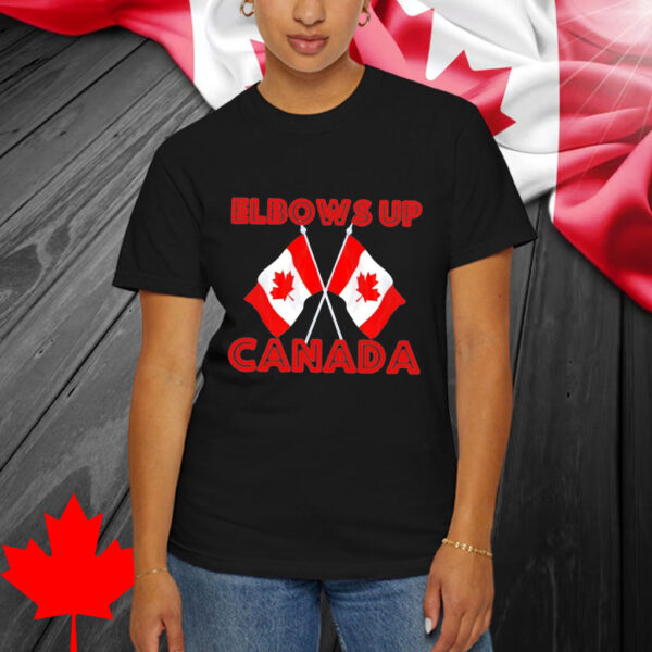 Elbows up Canada Flags shirt