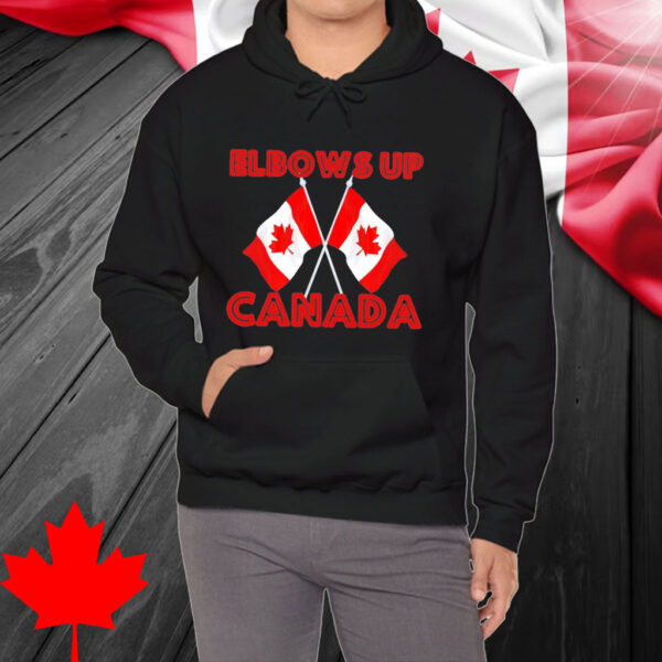 Elbows up Canada Flags shirt