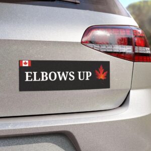 Elbows up Car Magnets, Support for Canadian