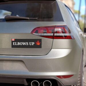 Elbows up Car Magnets, Support for Canadian