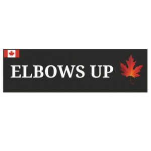 Elbows up Car Magnets, Support for Canadian