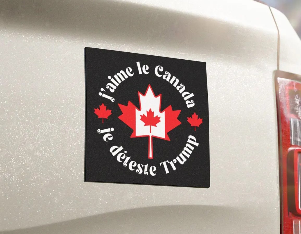 I Stand With Canada Car Magnets, Elbows Up Canadian Support