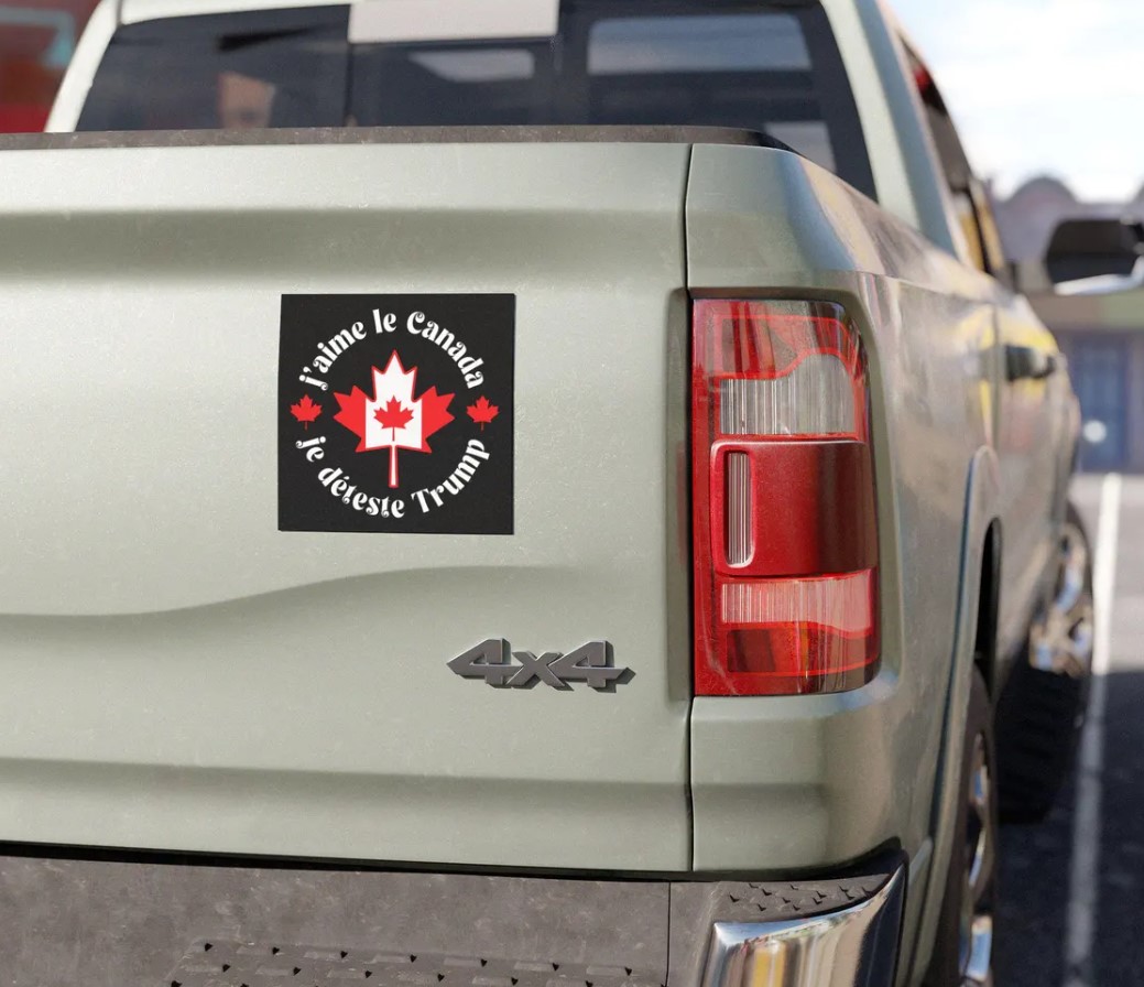 I Stand With Canada Car Magnets, Elbows Up Canadian Support
