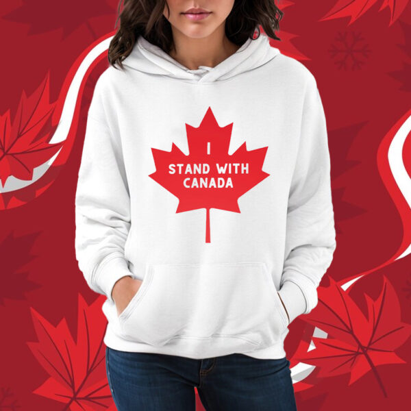 I Stand with Canada T-Shirt Never 51