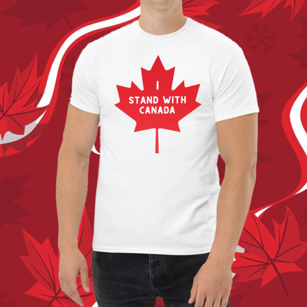 I Stand with Canada T-Shirt Never 51