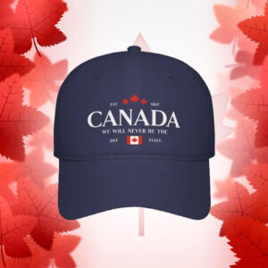 Low Profile Baseball Cap - Canada Is Not The 51st State Hat