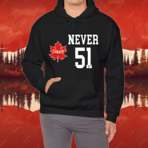 Never 51 Canada Logo T-Shirt