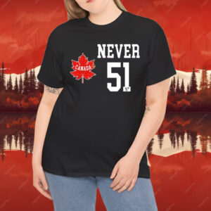 Never 51 Canada Logo T-Shirt