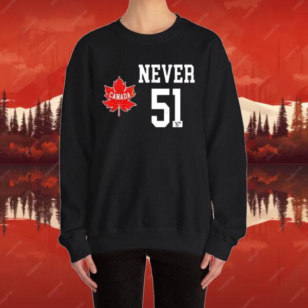 Never 51 Canada Logo T-Shirt