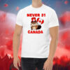 Never 51st’ State Canada flag Beaver 2025 T-Shirt