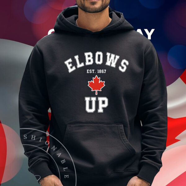 Official Elbows UP EST 1867 Canada 2025 T-Shirt