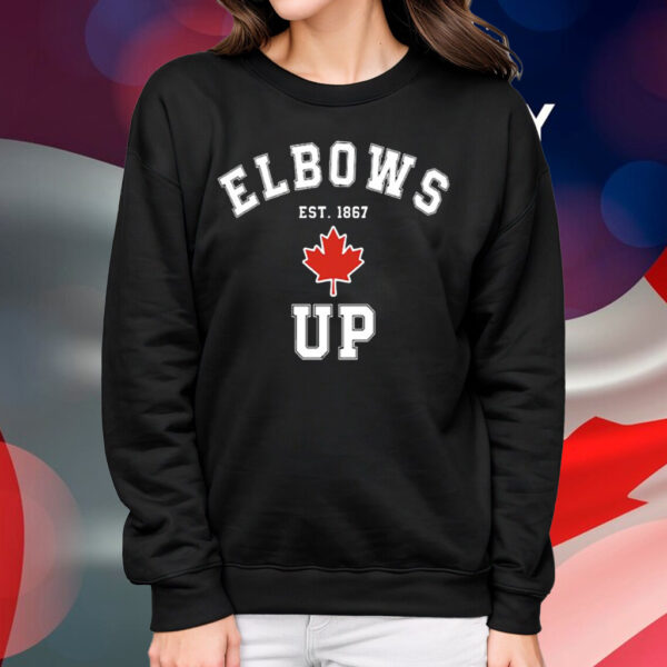 Official Elbows UP EST 1867 Canada 2025 T-Shirt