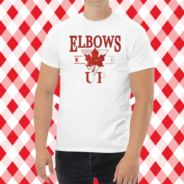 Official Elbows Up Canada Never 51 T-Shirt