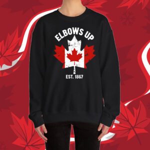 Proud Canadian Strong Canada, Elbows Up Canada Est 1867 T-Shirt