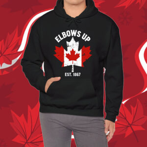 Proud Canadian Strong Canada, Elbows Up Canada Est 1867 T-Shirt