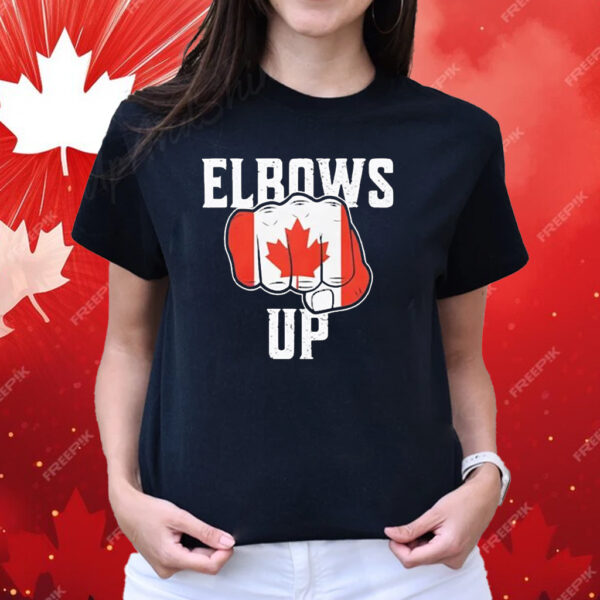 Punch Elbows Up Canada Hand T-Shirt