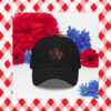 Red Maple Leaf Embroidered Classic Dad Hat