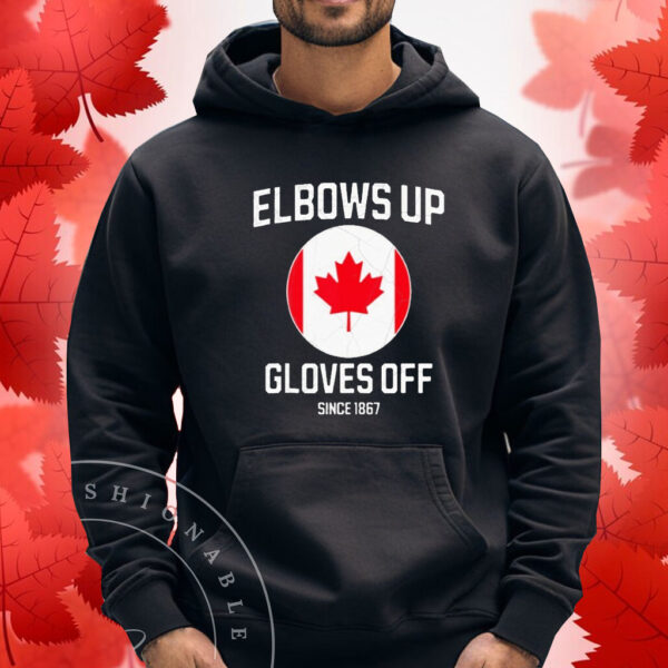 Retro Elbows Up Gloves Off Canada Strong T-Shirt