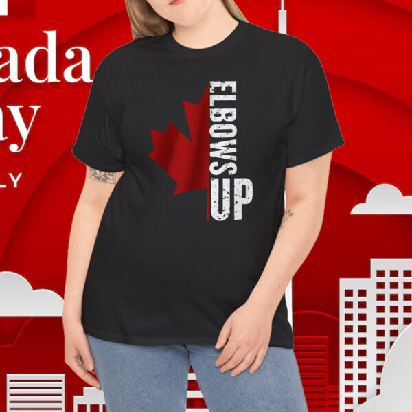 True North Strong and Free, Elbows Up Canada T-Shirt