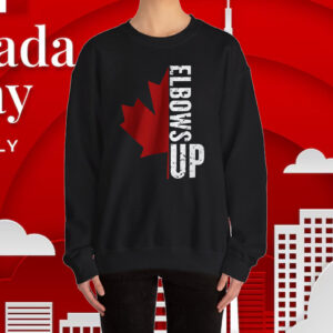 True North Strong and Free, Elbows Up Canada T-Shirt