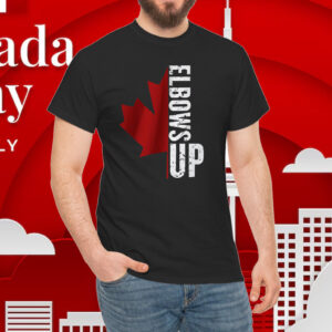 True North Strong and Free, Elbows Up Canada T-Shirt